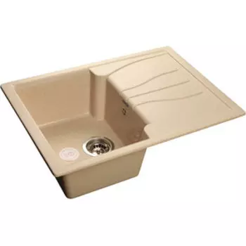 Кухонная мойка GranFest Standart GF-S680L бежевая