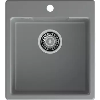 Кухонная мойка GranFest Urban 644 темно-серая