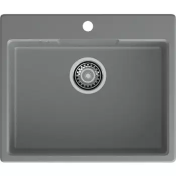 Кухонная мойка GranFest Urban 658 темно-серая