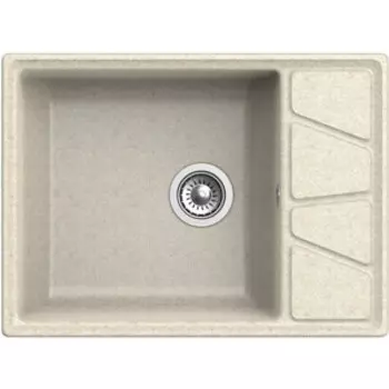 Кухонная мойка GranFest Vertex GF-V-680L бежевая