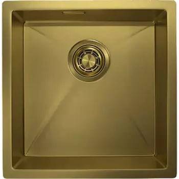 Кухонная мойка Granula 4445U золото сатин
