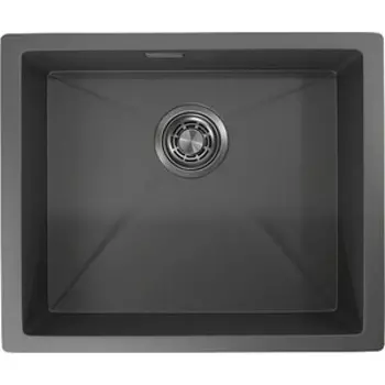 Кухонная мойка Granula 5445U графит матовый