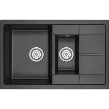 Кухонная мойка Granula GR-7802 шварц