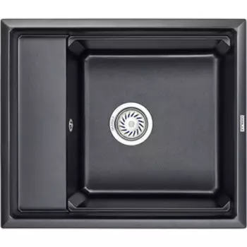 Кухонная мойка Granula KS-6004 с дозатором и ролл-матом, шварц
