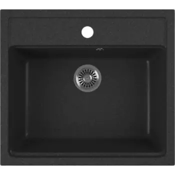 Кухонная мойка GreenStone GRS-06-343 антрацит