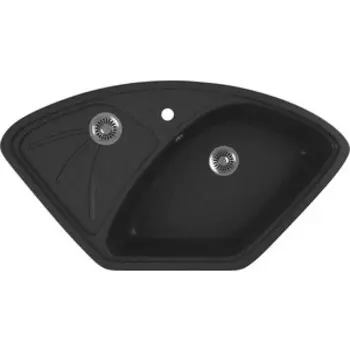 Кухонная мойка GreenStone GRS-10E-343 антрацит