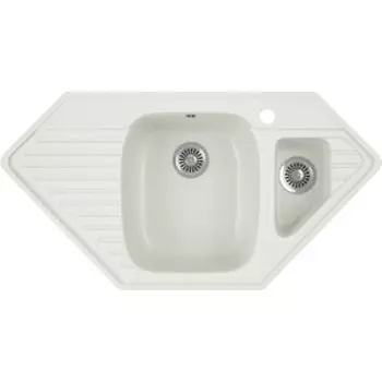 Кухонная мойка GreenStone GRS-10K-341 молочная