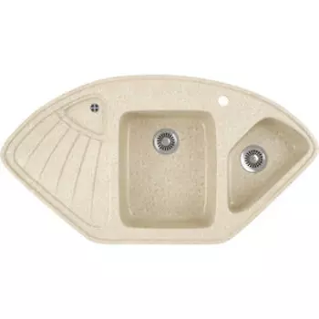 Кухонная мойка GreenStone GRS-14K-328 бежевая