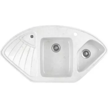 Кухонная мойка GreenStone GRS-14K-331 белая