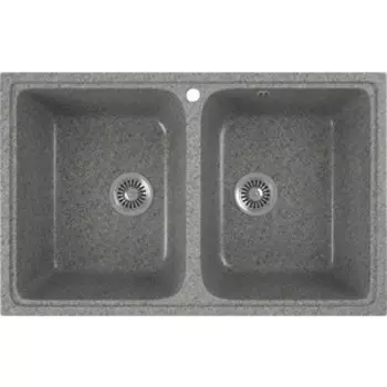 Кухонная мойка GreenStone GRS-15-309 темно-серая