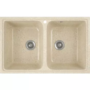 Кухонная мойка GreenStone GRS-15-328 бежевая