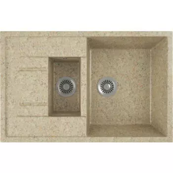 Кухонная мойка GreenStone GRS-21K-302 песочная