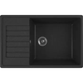 Кухонная мойка GreenStone GRS-78L-343 антрацит