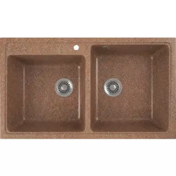 Кухонная мойка GreenStone GRS-85k-307 терракот