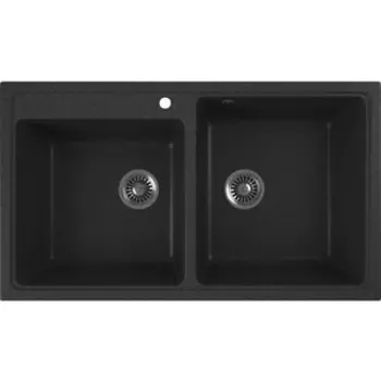 Кухонная мойка GreenStone GRS-85k-343 антрацит