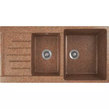 Кухонная мойка GreenStone GRS-98k-307 терракот