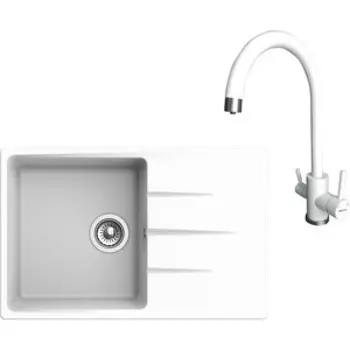 Кухонная мойка и смеситель Ewigstein G-60F, 34235161 иней