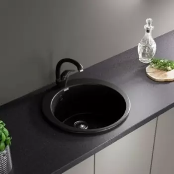 Кухонная мойка и смеситель ZOX ZX-GM 08 51х51 черная