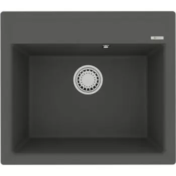 Кухонная мойка Lemark Hanka 570 серый шелк