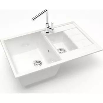 Кухонная мойка Marrbaxx Блонди 75 белый лед (Z210Q010)