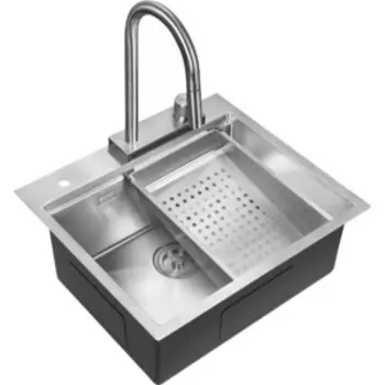 Кухонная мойка Milacio Denia 57 Steel сталь нержавеющая (MC.77400)