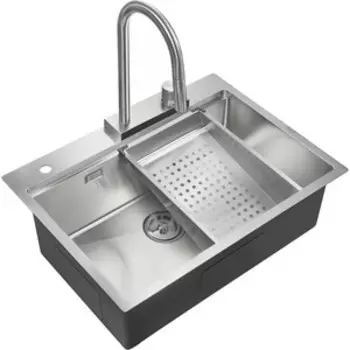 Кухонная мойка Milacio Denia 68 Steel сталь нержавеющая (MC.77410)