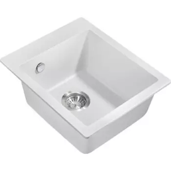 Кухонная мойка Milacio Murcia 42 Cuarzo белая (MC.77042)