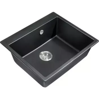 Кухонная мойка Milacio Murcia 60 Cuarzo черная матовая (MC.77011)