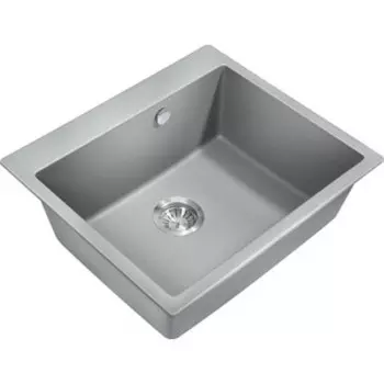 Кухонная мойка Milacio Murcia 60 Cuarzo серый металлик (MC.77013)