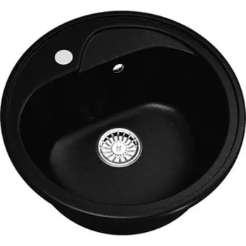 Кухонная мойка Mixline ML-GM10 45 ультра-черная 344 (4660105233213)