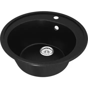 Кухонная мойка Mixline ML-GM11 50 ультра-черная 344 (4660105233237)