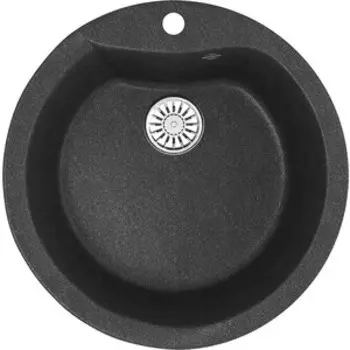 Кухонная мойка Mixline ML-GM12 антрацит 343 (4660105233527)