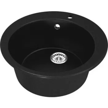 Кухонная мойка Mixline ML-GM13 50 ультра-черная 344 (4660105233282)