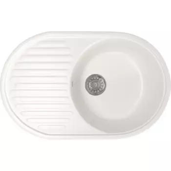 Кухонная мойка Mixline ML-GM16 белая 331 (4620031445395)
