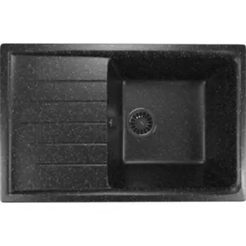 Кухонная мойка Mixline ML-GM19 черная 308 (4630030634751)