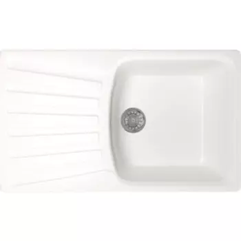 Кухонная мойка Mixline ML-GM20 белая 331 (4630030635147)