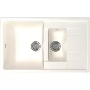 Кухонная мойка Mixline ML-GM22 белая 331 (4630030635628)