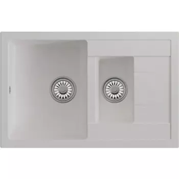 Кухонная мойка Mixline ML-GM22 NEW белая 341