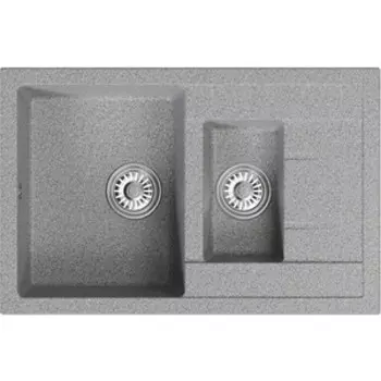 Кухонная мойка Mixline ML-GM22 NEW темно-серая 309