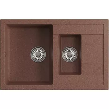 Кухонная мойка Mixline ML-GM22 NEW терракотовая 307