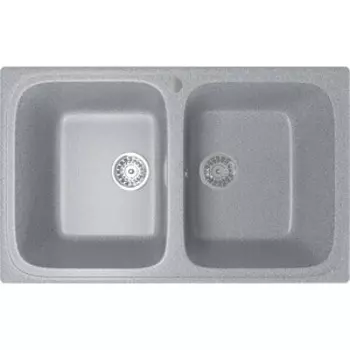 Кухонная мойка Mixline ML-GM23 77,5x49,5 графит 342 (4620031445814)