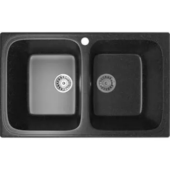 Кухонная мойка Mixline ML-GM23 черная 308 (4630030635710)