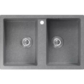 Кухонная мойка Mixline ML-GM23 NEW графит 342