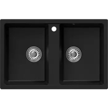 Кухонная мойка Mixline ML-GM23 NEW ультра-черная 344