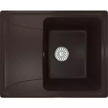 Кухонная мойка Mixline ML-GM26 60х50 с крылом, шоколад 345 (4660105233343)