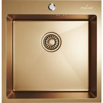 Кухонная мойка Mixline Pro 50х50 бронза (4630099749434)