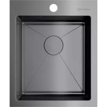 Кухонная мойка Omoikiri Akisame 41 GM вороненая сталь (4973094)