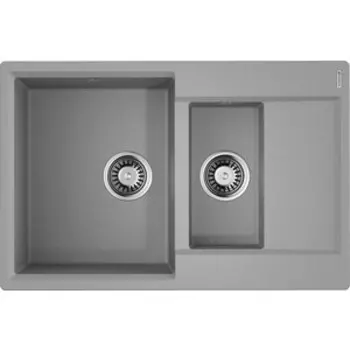 Кухонная мойка Omoikiri Daisen 78-2 GR leningrad grey (4993332)