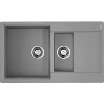 Кухонная мойка Omoikiri Daisen 86-2 GR leningrad grey (4993475)