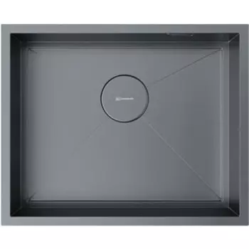 Кухонная мойка Omoikiri Kasen 54-16 INT GM вороненая сталь (4997061)